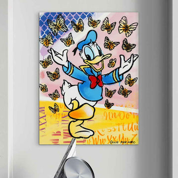 Donald Had Butterflies on His Mind (Original Painting)
