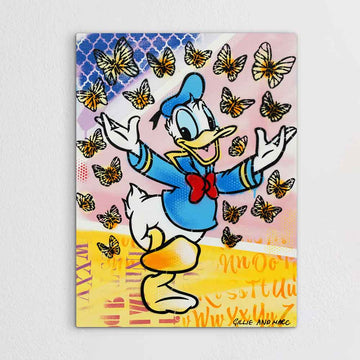 Donald Had Butterflies on His Mind (Original Painting)