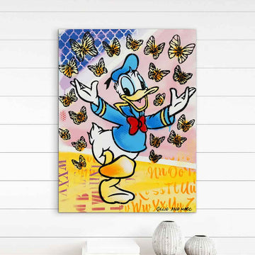 Donald Had Butterflies on His Mind (Original Painting)