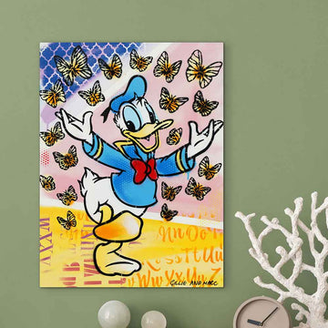 Donald Had Butterflies on His Mind (Original Painting)