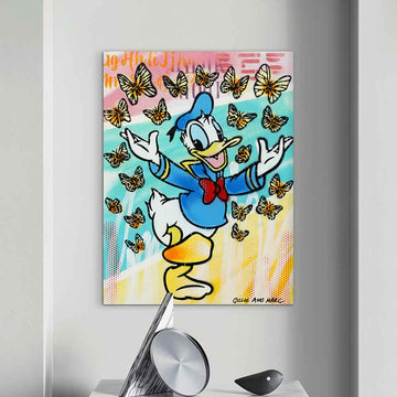 Donald Had a Little Flutter of Friends (Original Painting)