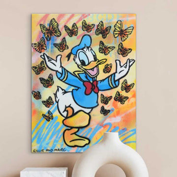 Donald Is Very Happy (Original Painting)