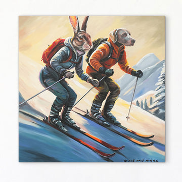 Downhill Lovers (Original Painting)