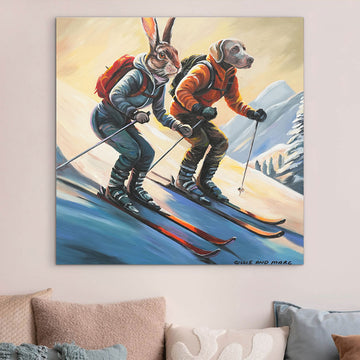 Downhill Lovers (Original Painting)