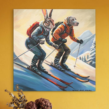 Downhill Lovers (Original Painting)