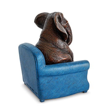 Elephant Was Welcomed Home (Bronze Sculpture, Small)