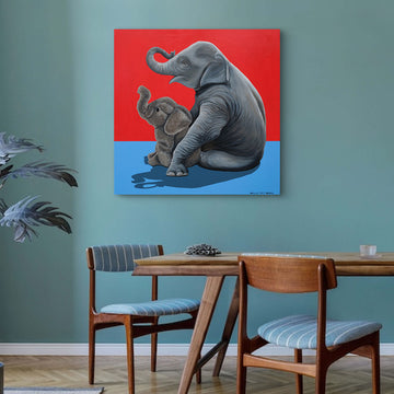 Elephants Forever (Original Painting)