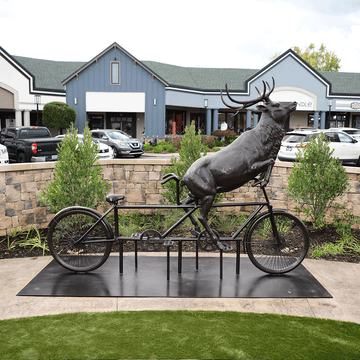 Elk: Antlers to the Wind (Bronze Sculpture)