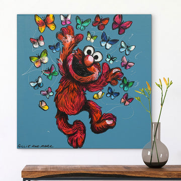 Elmo Is in Heaven (Original Painting)