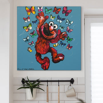 Elmo Is in Heaven (Original Painting)