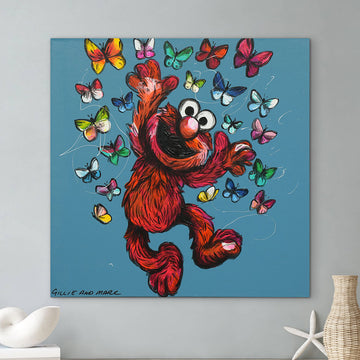 Elmo Is in Heaven (Original Painting)