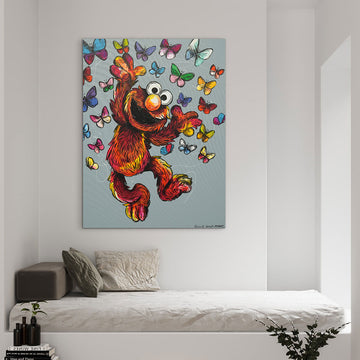 Elmo Is on a High (Original Painting)