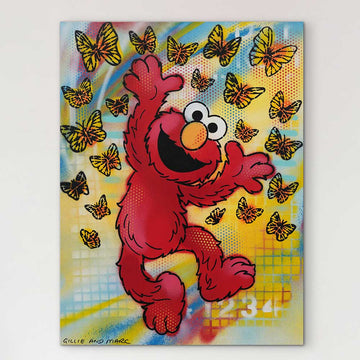 Elmo Surprise (Original Painting)