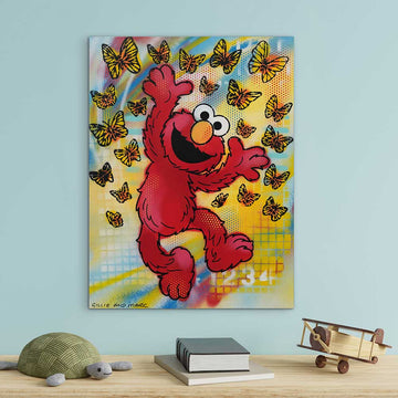 Elmo Surprise (Original Painting)