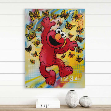 Elmo Surprise (Original Painting)