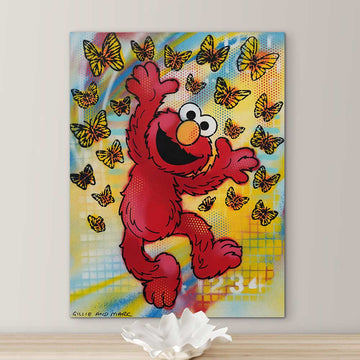 Elmo Surprise (Original Painting)
