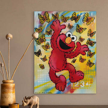 Elmo Surprise (Original Painting)