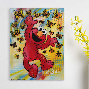 Elmo Surprise (Original Painting)