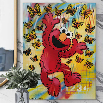 Elmo Surprise (Original Painting)