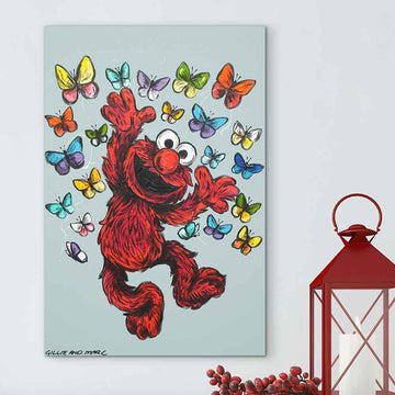 Elmo Was Always Joyful (Original Painting)