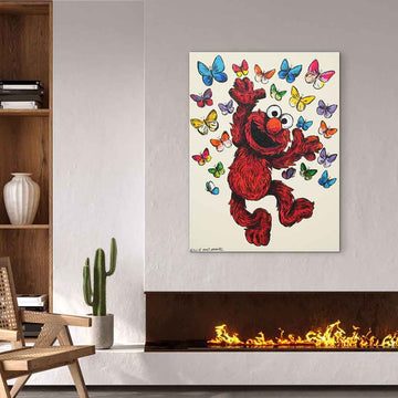 Elmo’s Big Leap Forward (Original Painting)