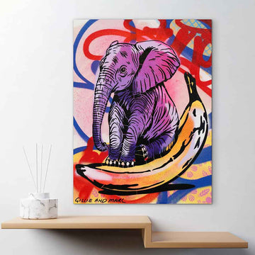 Every Elephant Has a Secret (Original Painting)