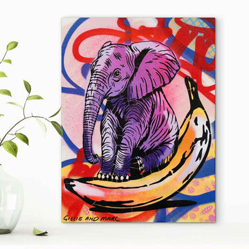 Every Elephant Has a Secret (Original Painting)