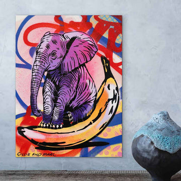 Every Elephant Has a Secret (Original Painting)