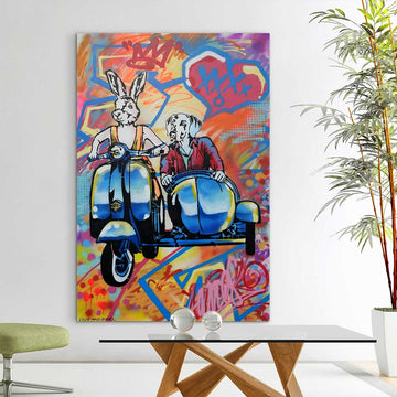 Let’s Ride for Peace (Original Painting)