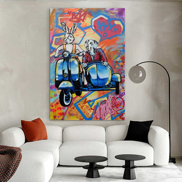 Let’s Ride for Peace (Original Painting)