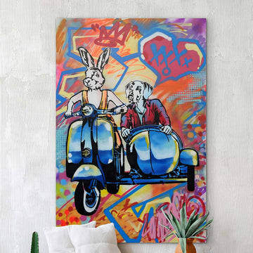 Let’s Ride for Peace (Original Painting)