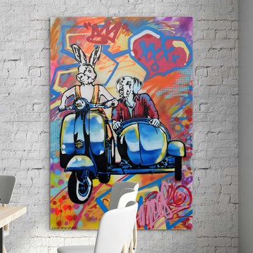 Let’s Ride for Peace (Original Painting)