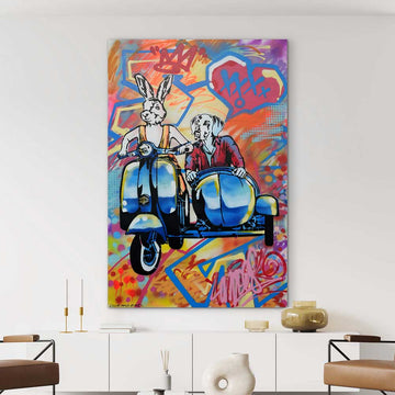 Let’s Ride for Peace (Original Painting)