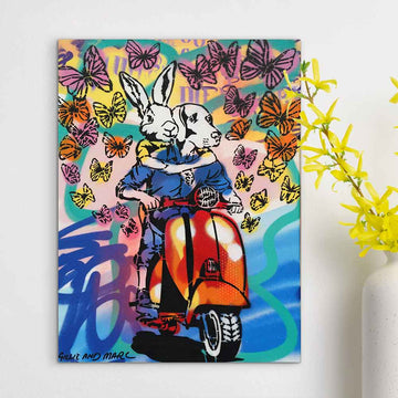 Every Road is Better When we are Together (Original Painting)