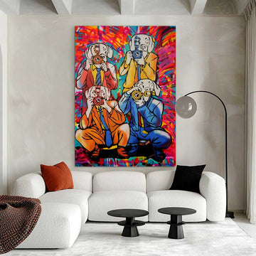 Fame Is a Hungry Pack (Original Painting)