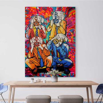 Fame Is a Hungry Pack (Original Painting)
