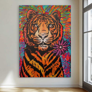 Fire in the Stripes (Original Painting)
