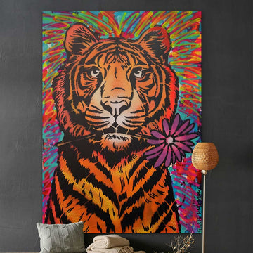 Fire in the Stripes (Original Painting)