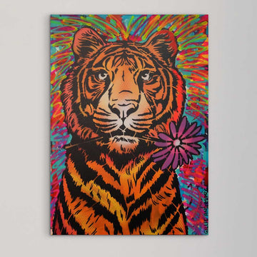 Fire in the Stripes (Original Painting)