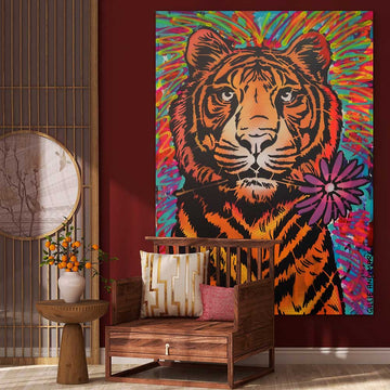 Fire in the Stripes (Original Painting)