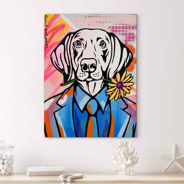 Flower Power Is Real Love (Original Painting)