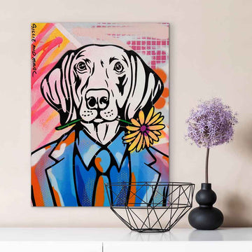 Flower Power Is Real Love (Original Painting)