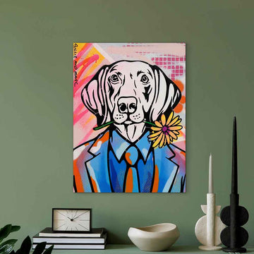 Flower Power Is Real Love (Original Painting)
