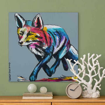 Fox In Socks (Original Painting)