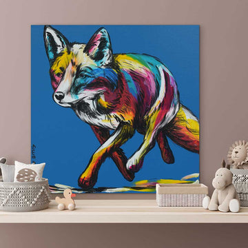 Fox On The Prowl (Original Painting)