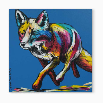 Fox On The Prowl (Original Painting)