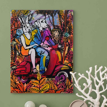 Friday Night in the Jungle (Original Painting)
