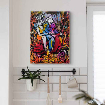 Friday Night in the Jungle (Original Painting)