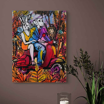 Friday Night in the Jungle (Original Painting)