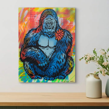 Gorilla is for Peace (Original Painting)